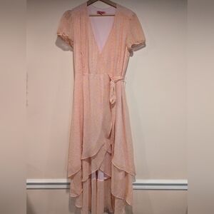 Betsey Johnson leopard wrap dress